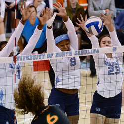 UNC Volleyball Wins on the Road Against Clemson